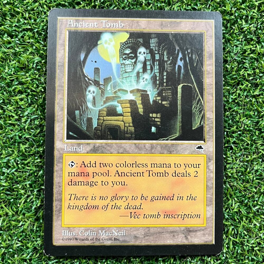 MTG Ancient Tomb Tempest Rare Land Vintage Magic The Gathering LP  or